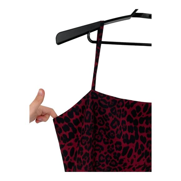 Dress the Population dress Kallan Leopard print sleeveless minidress XXL - Picture 3 of 5